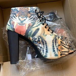 Tiger boots.